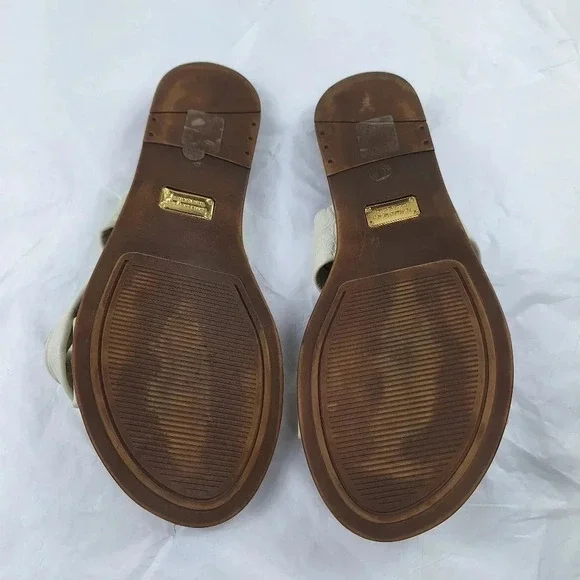 ARTISAN Crafted By Zigi Womens Leather Enida Off White Sandals Size 10 - Picture 5 of 10